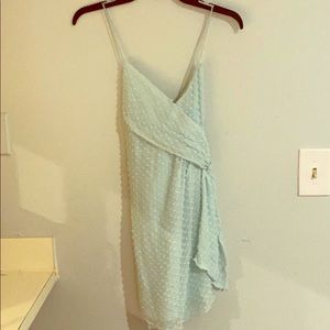Alice + Olivia Katie Tie Seafoam Mini Dress Sz 2